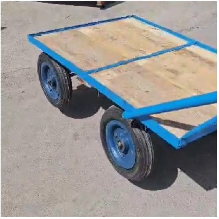 گاری سنتی فوق سنگین طرح کاشان با چرخ فرغونی