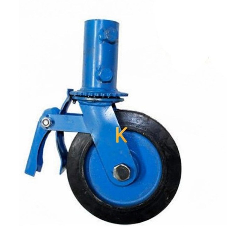 چرخ لوله ای ترمزدار داربستی