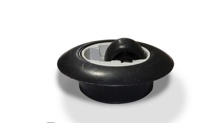 چرخ هرزگرد قطر داخلی 6mm، قطر خارجی 27mm و عرض 8.5mm با بلبرینگ