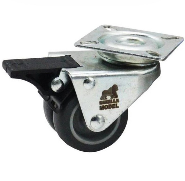 چرخ گردان مدل گوریلا کد YP-2GHOLO-LASTIKI-50MM