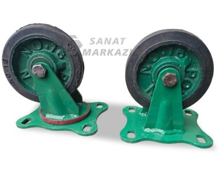 چرخ باسکولی سایز 20 شرکتی ثابت و گردان