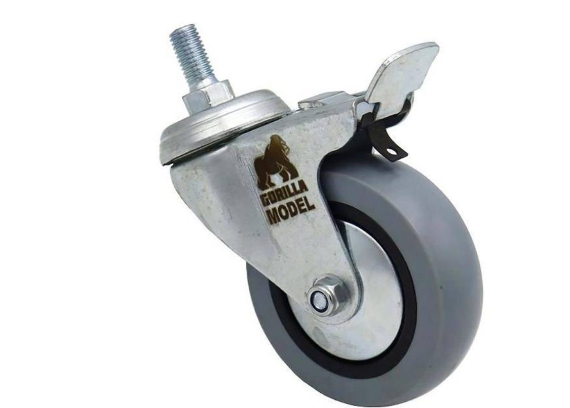 چرخ گردان ترمزدار مدل گوریلا کد YPT-PICHI-LASTICI-100MM