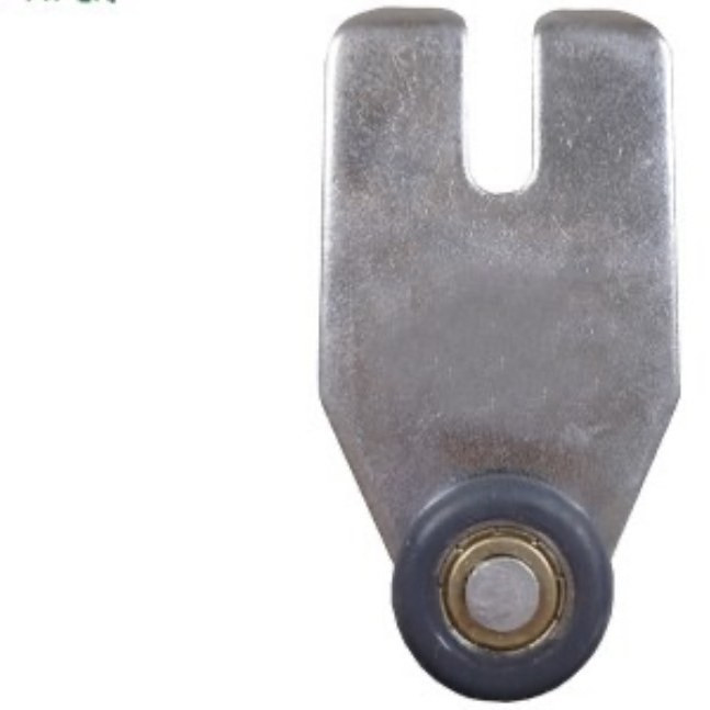 قرقره (بلبرینگ) بالای درب 2 چرخ تخت روکش دار 3x3 درجه یک