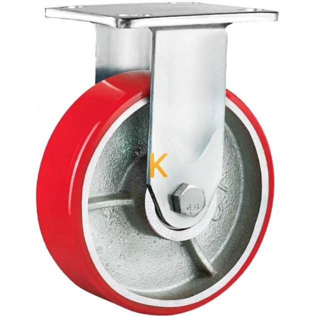 چرخ ثابت پلی اورتان سایز ۲۰ سانتی متر