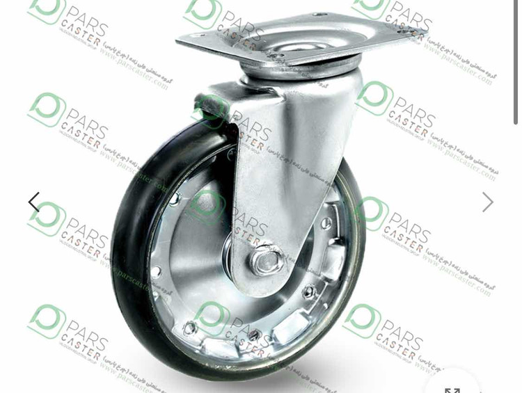 چرخ اصفهان بلبرینگی کفی گردان قطر ۱۳۰