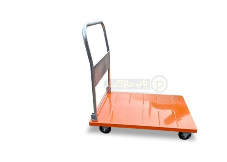 گاری دستی دسته تاشو 50*70 با چرخ دایکاست اصلی