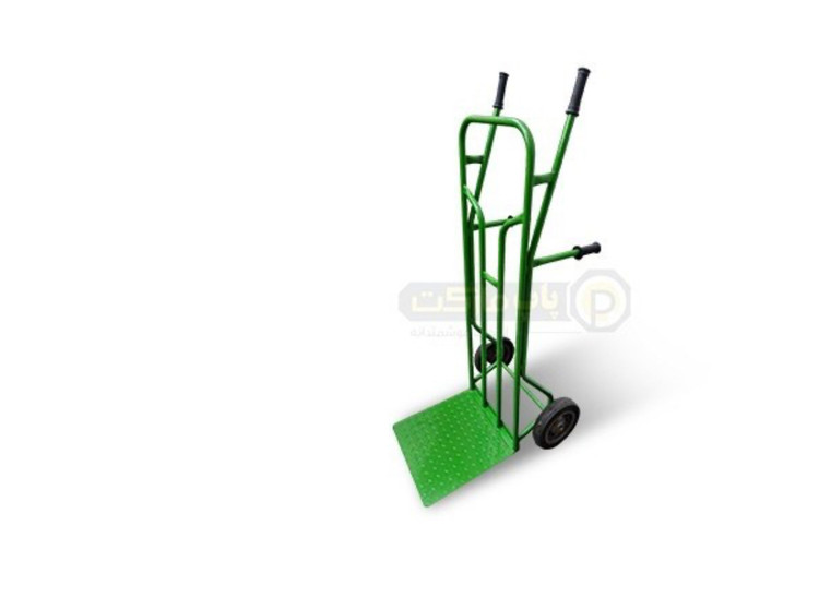 چرخ دستی ارتفاع بلند دو دسته تقویت شده با چرخ رینگ آهنی