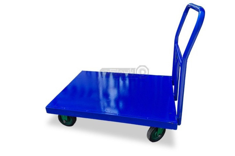 گاری سفارشی 60*80 تحمل بار 1 تن با چرخ باسکولی