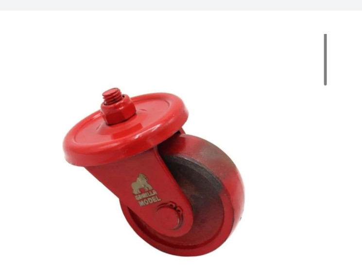چرخ فولادی قرمز -FOLAD-10Cm