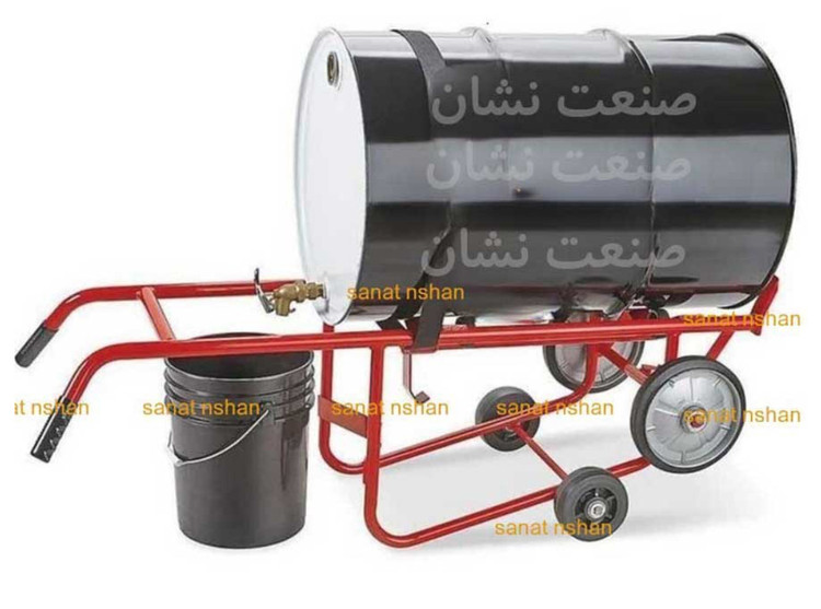 گاری حمل بشکه چهار چرخ