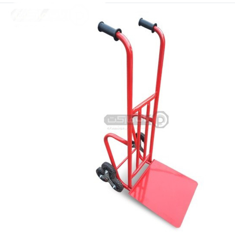 چرخ حمل بار تقویت شده کف 50*50 ورق ضخیم رنگ قرمز