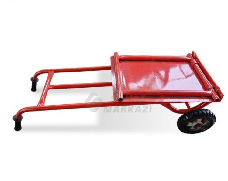چرخ دستی کفی تاشو تقویت شده با چرخ دایکاست