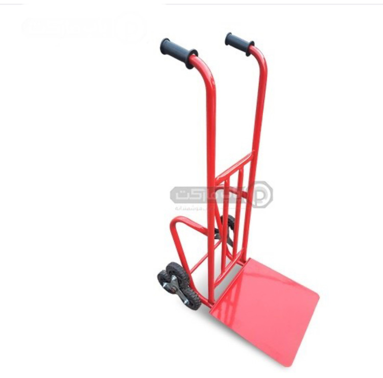 چرخ حمل بار تقویت شده کف 50*50 ورق ضخیم رنگ قرمز
