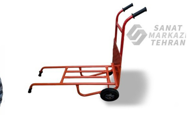 چرخ دستی متوسط سنگین دسته کمکی و چرخ دایکاست