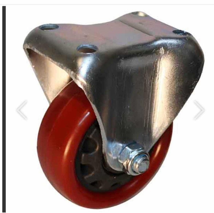 چرخ لوکس زرشکی سایز ۱۲۵ ثابت وارداتی