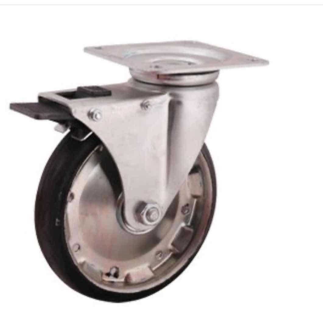 چرخ طرح ژاپن ورقی بلبرینگی سایز ۲۰۰ کفی ترمزدار  ‎(قیمت عمده با درصد تخفیف خوب تماس بگیرید)