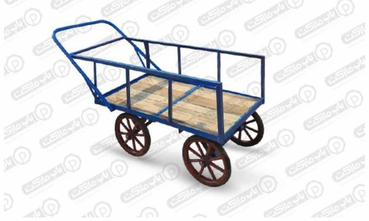 گاری دستی سنتی با چرخ هشت پر توپی
