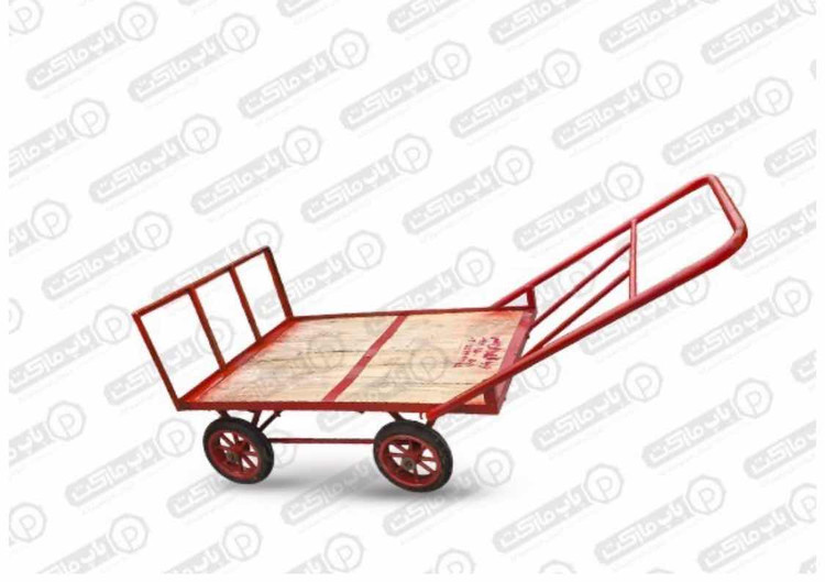 گاری دستی سنتی طرح کاشان با چرخ هشت پر لاستیکی