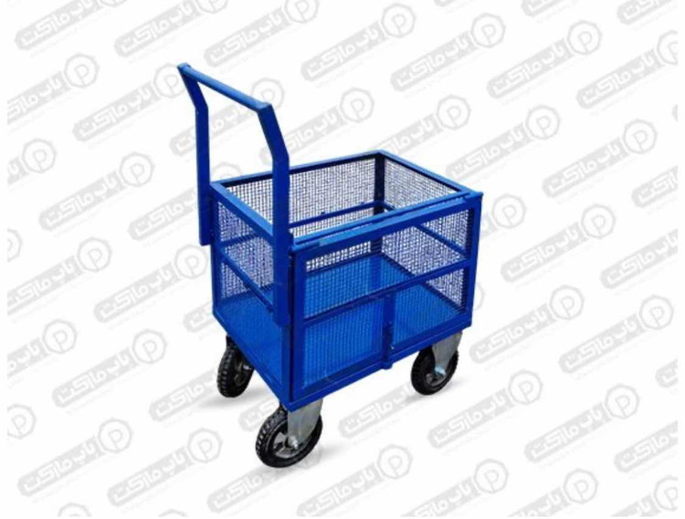 گاری دستی 60 در 80 سفارشی با چرخ دایکاست 25 سانتی