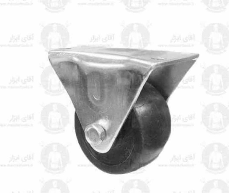 چرخ تفلون سنگین سایز ۳۸ کفی ثابت