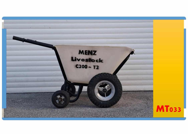 خرید فرغون صنعتی 4 چرخ MENZ مناسب برای کشتارگاه های کشور