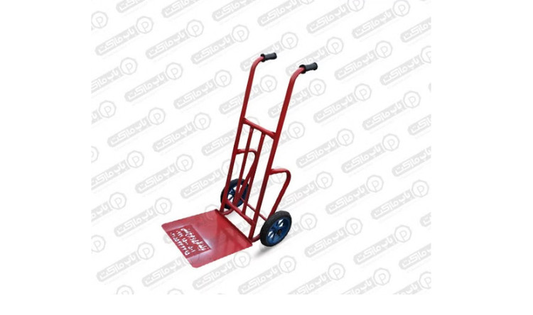 چرخ دستی سنگین با چرخ هشت پر لاستیکی