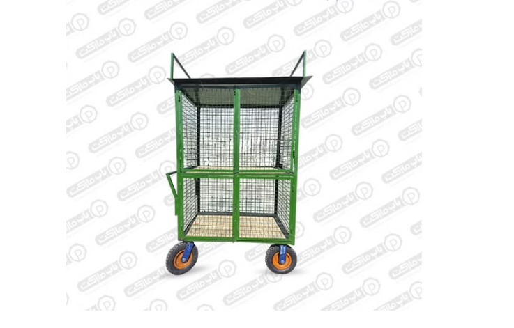 گاری هیاتی با چرخ فرغونی بادی ابعاد 120 در 80