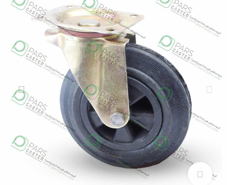 چرخ زباله ای رینگ پلاستیکی PVC کفی گردان پارس قطر ۲۰۰