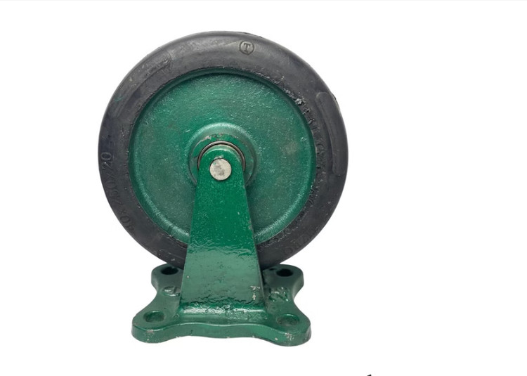 چرخ چدنی سنگین لاستیکی سایز 25