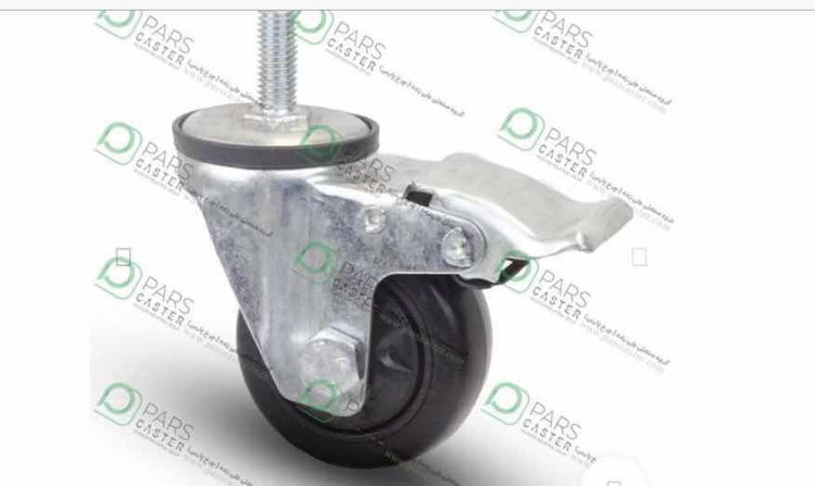 چرخ لوکس پیچی ترمزدار سایز ۱۰۰ ( فروش عمده قیمت توافقی)