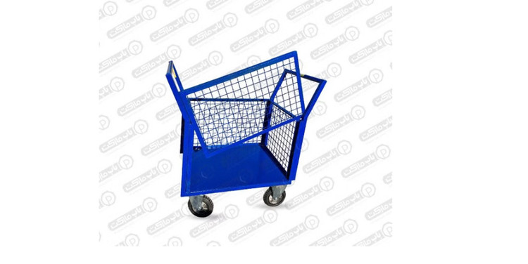 گاری 80 در 60 با چرخ 25 سانتی دایکاست ( برای سفارشی سازی گاری خود تماس بگیرید)