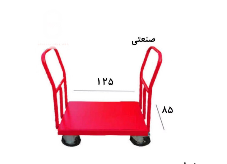 گاری دو طرف دسته صنعتی