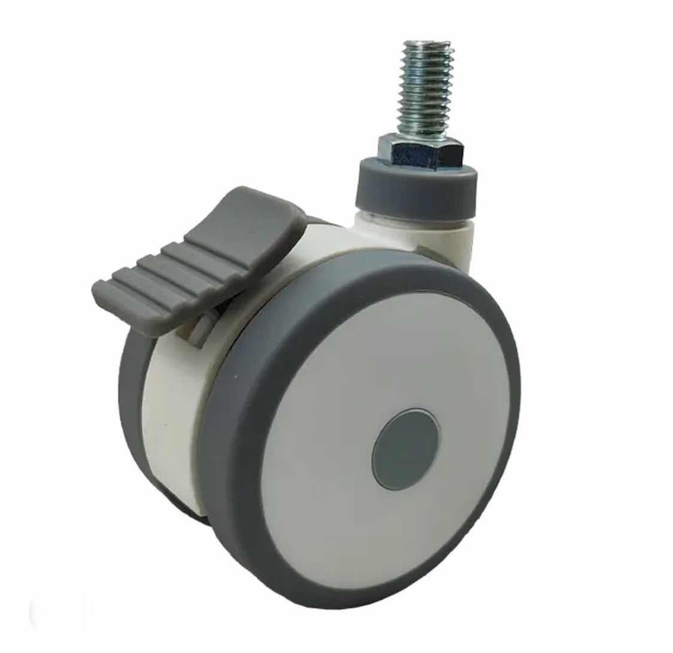 چرخ دوقلو بیمارستانی سایز ۷۵ ترمزدار (قیمت عمده با درصد تخفیف خوب تماس بگیرید)