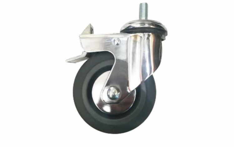 چرخ سایز ۷۵ ابکروم وارداتی ترمز دار قیمت عمده با درصد تخفیف خوب تماس بگیرید)