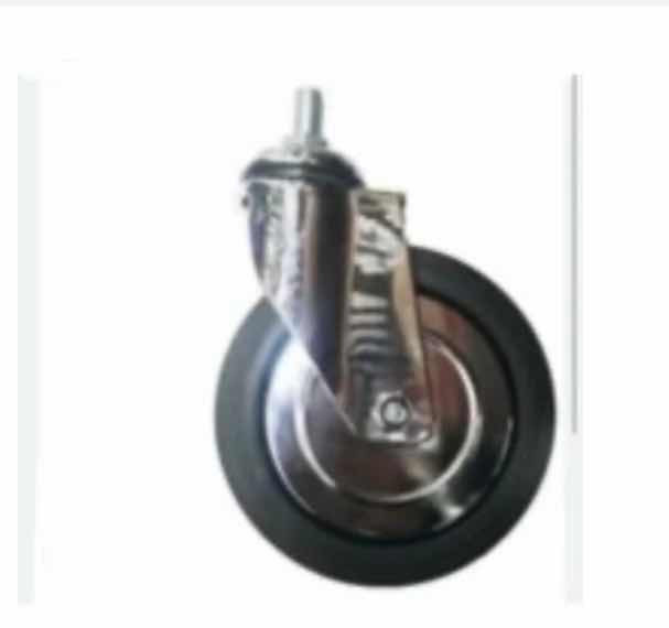 چرخ ۱۰۰ آبکروم وارداتی پیچی بدون ترمز (قیمت عمده با درصد تخفیف خوب تماس بگیرید)