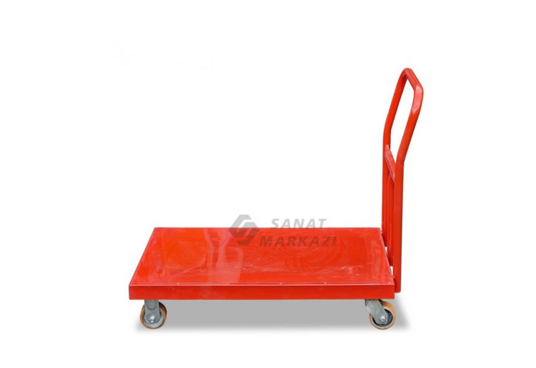 گاری 125*85 با چرخ پلی اورتان تحمل 1 تن
