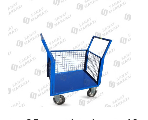 گاری 80 در 60 با چرخ دایکاست 25 سانتی