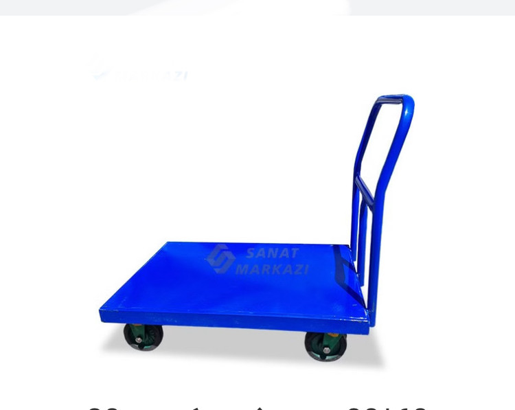 گاری دستی 60*80 با چرخ باسکولی 20 سانتی