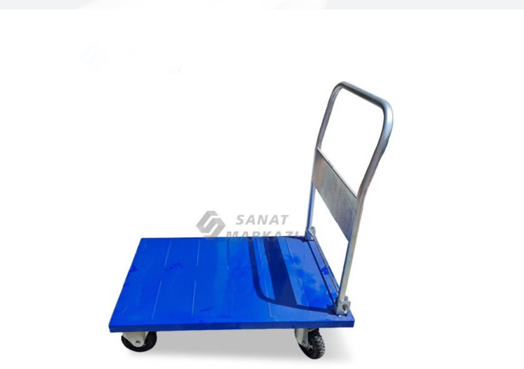 گاری دسته تاشو 70*100 چرخ بزرگ