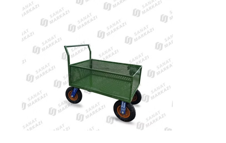گاری دستی 120 در 80 با چرخ فرغونی بادی