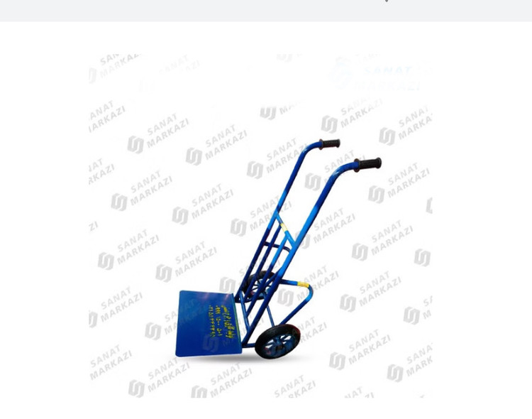 چرخ دستی متوسط سنگین با چرخ هشت پر لاستیکی