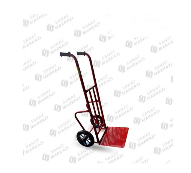 چرخ دستی متوسط با چرخ هشت پر لاستیکی