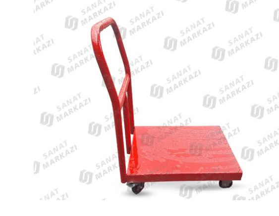 گاری دستی کوچک 66 در 50 با چرخ دایکاست 12 سانتی ترمز دار