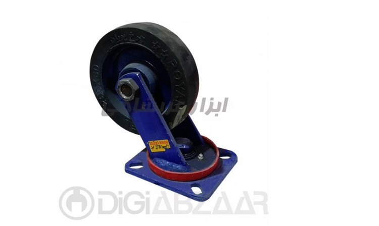 چرخ 20 گردان فولادی لاستیکی دوبل پویان