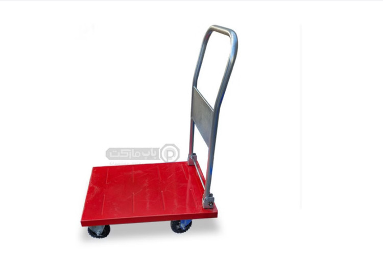 چرخ دستی تاشو 50*66 با چرخ ترمز دار