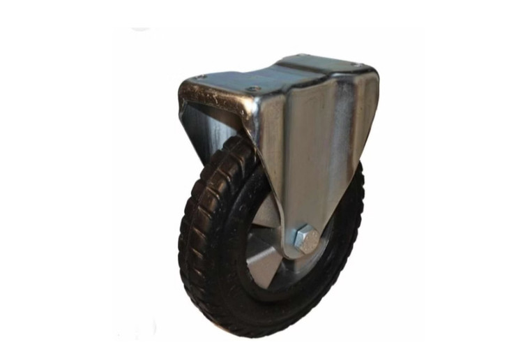 چرخ دایکاست لاستیکی سایز ۷۵ ثابت پارس