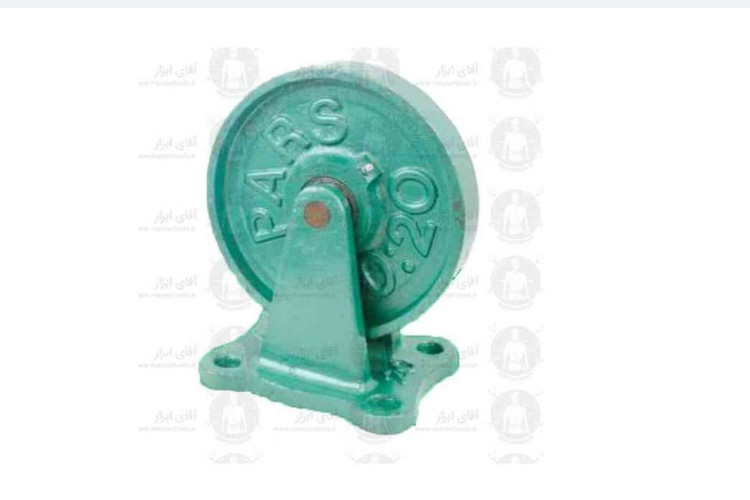 چرخ صنعتی چدنی بدون روکش ثابت ۱۵۰ تا ۴۰۰ کیلوگرم