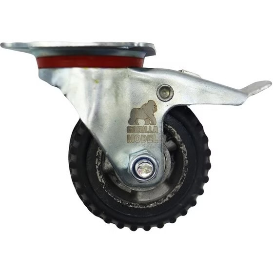 چرخ کفیدار گوریلا مدل ترمز دار کد YPT-GARDAN-100*40MM