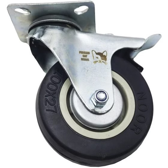چرخ کفیدار پرشین کت مدل ترمزدار کد YPT-NO-LASTIK-KAFI-100*20MM