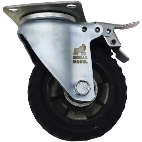 چرخ کفی‌دار گوریلا مدل ترمز دار کد YPT-GARDAN-115*33MM